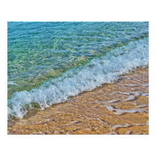 Poster Eau turquoise de la mer