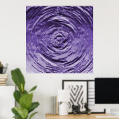 Poster Eau Violet (Bureau à domicile)