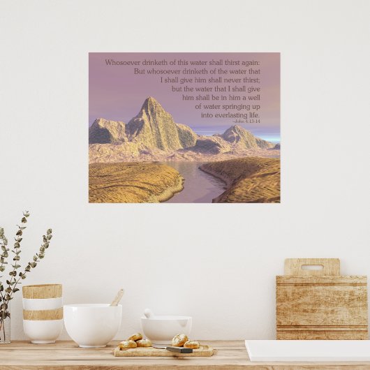 Poster Eau vive (Cuisine)