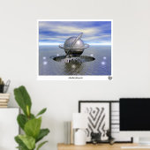 Poster Eau (vue 1) (Bureau à domicile)