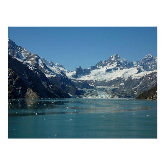 Poster Eaux alimentées par les glaciers de l'Alaska (Devant)
