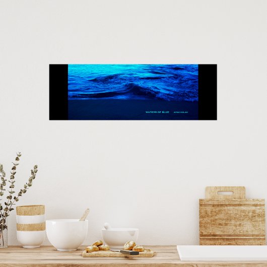 Poster Eaux Bleues (Cuisine)