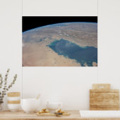 Poster Eaux Bleues Tropicales Du Golfe Persique. (Cuisine)