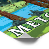 Poster Eaux centrales de la rivière Metolius, Oregon (Coin)