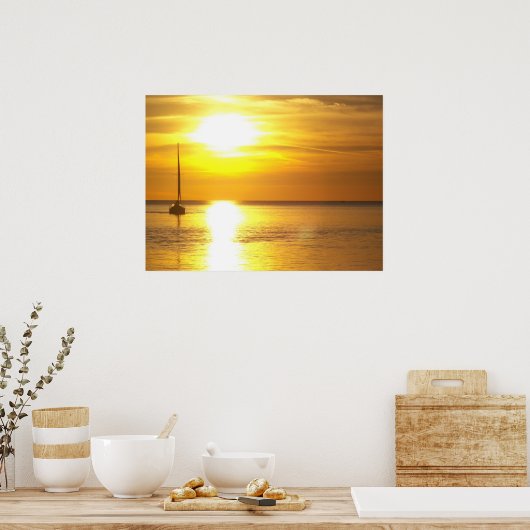 Poster Eaux couchées (Cuisine)