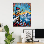 Poster Eaux d'hiver de Shred FinTastic (Bureau à domicile)