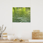 Poster Eaux d'Oak Creek Nature jaune et verte Photo (Cuisine)
