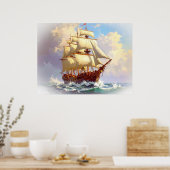 Poster Eaux libres (Cuisine)