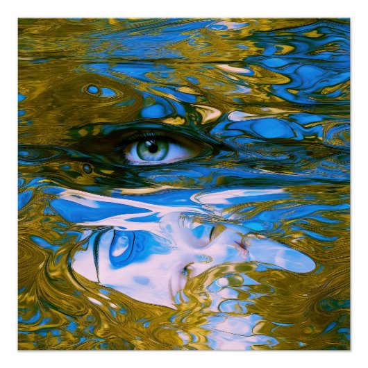 Poster Eaux mystiques (Devant)