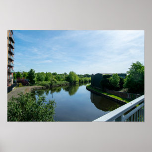 Poster Eaux paisibles au front de mer de Wakefield