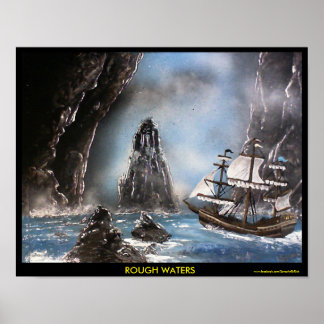 Poster Eaux rudes