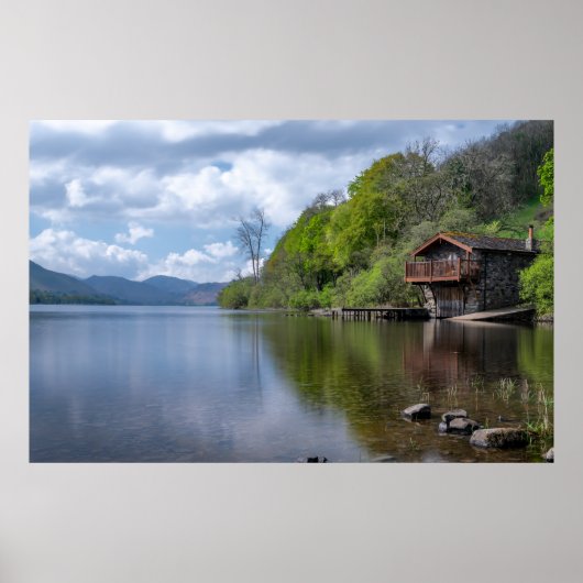 Poster Eaux tranquilles : Le Boathouse Cumbria (Devant)