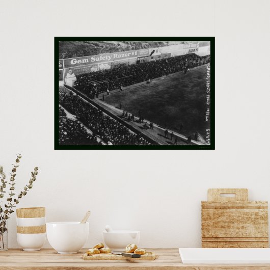 Poster Ebbets Field Dodgers Baseball 1920 (Cuisine)