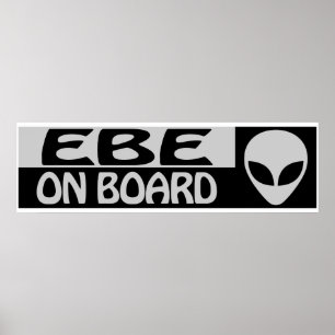 POSTER EBE À BORD