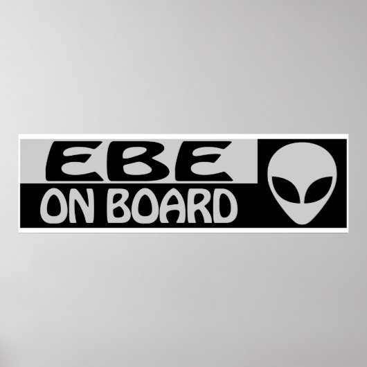 POSTER EBE À BORD (Devant)