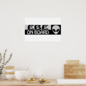 POSTER EBE À BORD (Cuisine)