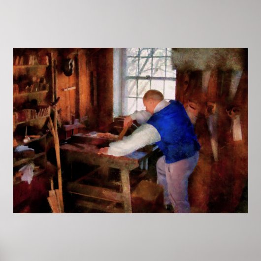 Poster Ébéniste - Le maître charpentier (Devant)
