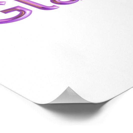 Poster Éblouissant Conserver Le Calme (Coin)