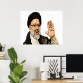 Poster Ebrahim Raisi (Bureau à domicile)