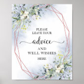 Poster Écalyptus Vert Conseils Et Bien Voeux Signer (Devant)