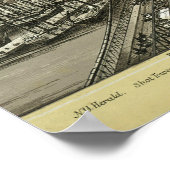 Poster Écarce 1880 Brooklyn NY Panorama (Coin)