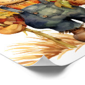 Poster Écart avec tournesol (Coin)