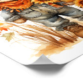 Poster Écart avec tournesol (Coin)