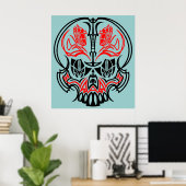 Poster Écart du crâne (Bureau à domicile)