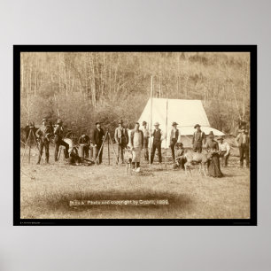 Poster Écart-type 1889 de corps d'ingénieurs et de deux