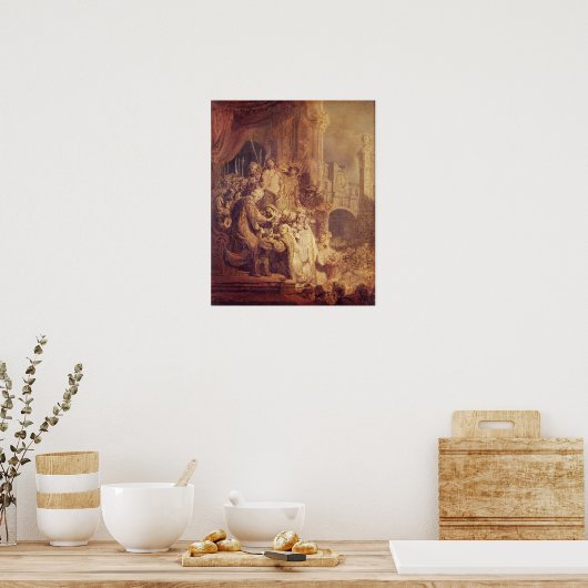 Poster Ecce homo, 1634 (Cuisine)