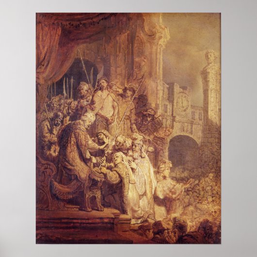 Poster Ecce homo, 1634 (Devant)