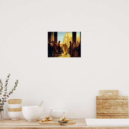 Poster Ecce homo - Antonio Ciseri (Cuisine)