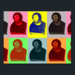 Poster Ecce homo - Style Pop Art<br><div class="desc">Ecce homo - Pop Art Style. ecce,  homo,  espagne,  espagnol,  art,  restauration,  mode,  ecce homo,  pop art,  style,  nouvelles,  espana,  espanol,  espanola,  pop,  espanola.</div>