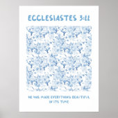 Poster Ecclésiaste 3:11 Il A Tout Fait Beau (Devant)