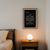 Poster Ecclésiaste 3 Automne Bible Verse Art