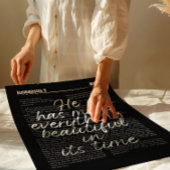 Poster Ecclésiaste 3 Automne Bible Verse Art