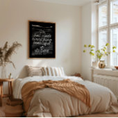 Poster Ecclésiaste 3 Automne Bible Verse Art