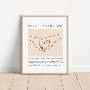 Poster Ecclésiaste 4:9-12