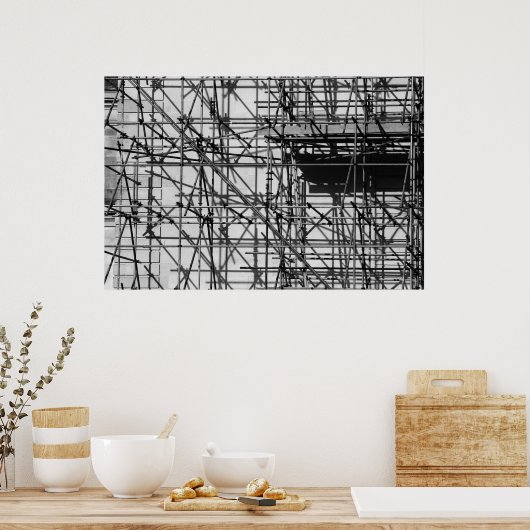 Poster Échafaudage (Cuisine)