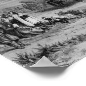 Poster Échange de prisonniers par l'évêque d'Alger (Coin)