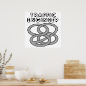 Poster Échange routier du mécanicien de route (Cuisine)