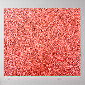 Poster Échantillon d'ameublement en cuir orange textureab (Devant)