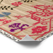 Poster Échantillon de broderie (Coin)