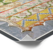 Poster Échantillon de broderie (Coin)