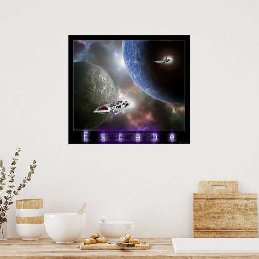 Poster Échapper (Cuisine)