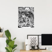 Poster Échapper (Bureau à domicile)