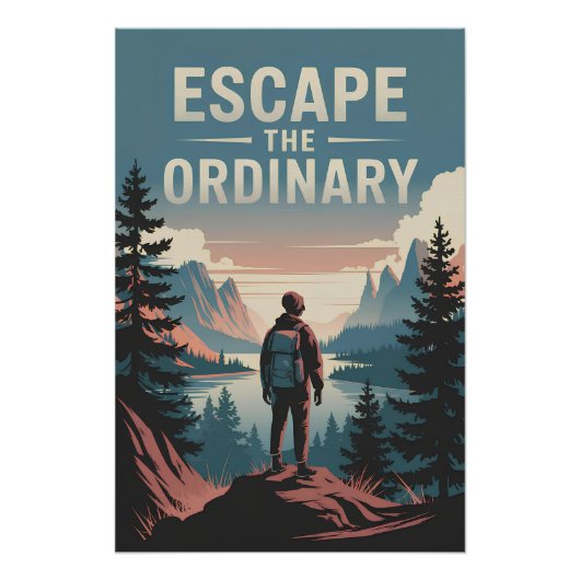 Poster Échapper à l'ordinaire (Devant)