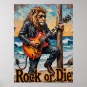 Poster Écharpe côtière : hymne de la vague du lion (Devant)