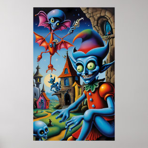 Poster Échec du test de sobriété à Shroomville - Ken Gage
