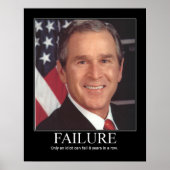 Poster Échec : George Bush (Devant)
